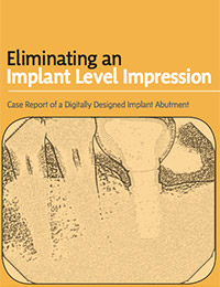 Eliminating Implant level Impression article in the Journal of Cosmetic Dentistry magazine page