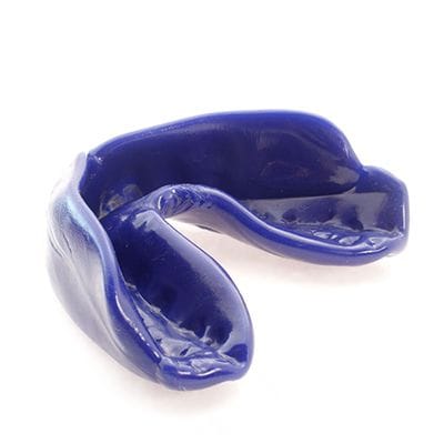 Blue athletic mouthguard