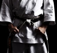 Person in a karate gi