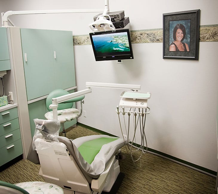 Dental office treatment room