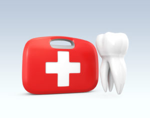 First aid tooth graphic