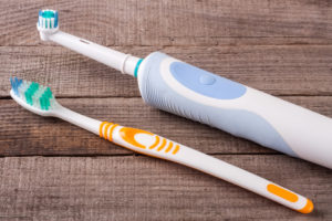 electric and manual toothbrushes